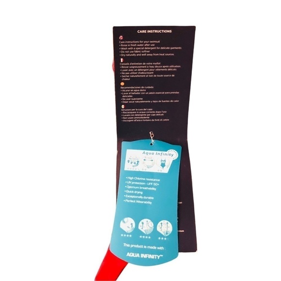 MICHAEL PHELPS WOMENS BLACK ONE PIECE SWIMSUIT SIZE 28 NWT - Picture 8 of 9